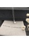 David Yurman de las Mujeres Solari Colgante de Collar de Plata de ley con Perlas y Diamantes de 8mm