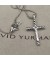 David Yurman الكلاسيكية كابل عبر قلادة من الفضة الاسترليني مع مركز الماس 19.5 ملم