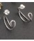 David Yurman كروس الأقراط الفضة الاسترليني 25mm