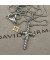 David Yurman مزدوج X اللون الفضة قلادة الصليب