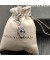 David Yurman همسة تميمة 18K الذهب الأبيض مع الذهب الماس و الياقوت الأزرق 24.6 ملم