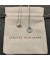 David Yurman الأولي سحر الفضة الاسترليني مع الماس K
