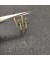 David Yurman الذهب الأقراط 18K الذهب الأصفر مع الماس 19mm