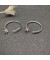 David Yurman الذهب الأقراط الفضة الاسترليني مع الماس 19mm