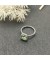 David Yurman صغيرتي سيدة الذهب مدي خاتم الفضة الاسترليني مع Prasiolite والماس 7mm