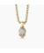 David Yurman الجمجمة تميمة كاملة الذهب الماس و الذهب الأصفر عيار 18 قيراط 14mm