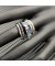David Yurman ستاكس خمسة صف خاتم الفضة الاسترليني مع هامبتون التوباز الأزرق والماس 15mm