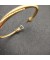 David Yurman المرأة مشبك Cablespira 18K سوار الذهب الأصفر مع الماس 4mm