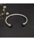 David Yurman المرأة الكلاسيكية كابل سوار الكفة الفضة الاسترليني مع 14K الذهب الأصفر و الأحمر الماس 5mm