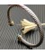 David Yurman المرأة الكلاسيكية كابل سوار الكفة الفضة الاسترليني مع 18K الذهب الأصفر الماس الأزرق 5mm