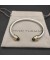 David Yurman المرأة الكلاسيكية كابل سوار الكفة الفضة الاسترليني مع 18K الذهب الأصفر و الأسود أونيكس 5mm