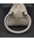 David Yurman المرأة الكلاسيكية كابل سوار الكفة الفضة الاسترليني مع الماس البني 7mm