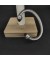 David Yurman المرأة الكلاسيكية كابل سوار الكفة الفضة الاسترليني مع الماس البني 7mm