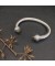 David Yurman المرأة الكلاسيكية كابل سوار الكفة الفضة الاسترليني مع الماس البني 7mm