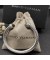 David Yurman المرأة الكلاسيكية كابل سوار الكفة الفضة الاسترليني مع الماس البني و الذهب الماس 7mm