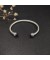 David Yurman المرأة الكلاسيكية كابل سوار الكفة الفضة الاسترليني مع الأرجواني الماس 5mm