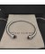 David Yurman المرأة الكلاسيكية كابل سوار الكفة الفضة الاسترليني مع الأرجواني الماس 5mm