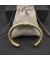 David Yurman المرأة الكلاسيكية كابل محطة الكفة سوار الذهب الأصفر عيار 18 قيراط الذهب الماس 7mm