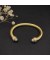 David Yurman المرأة الكلاسيكية Cablespira سوار الكفة 18K الذهب الأصفر مع الماس 7mm