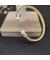 David Yurman المرأة الكلاسيكية Cablespira الكفة سوار الذهب الأصفر عيار 18 قيراط مع اللؤلؤ والماس 5mm