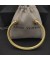 David Yurman المرأة الكلاسيكية Cablespira سوار الكفة 18K الذهب الأصفر مع الماس الأصفر 5mm