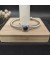 David Yurman المرأة الكلاسيكية Cablespira محطة سوار الكفة الفضة الاسترليني مع الجزع الأسود والماس 4mm