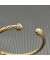 David Yurman المرأة هيلانة Cablespira سوار الكفة 18K الذهب الأصفر مع الماس 4mm