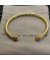 David Yurman المرأة هيلانة Cablespira سوار الكفة 18K الذهب الأصفر مع الماس 4mm