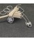 David Yurman المرأة اللانهاية قلادة قلادة من الفضة الاسترليني مع الذهب الماس 7mm