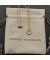 David Yurman المرأة الأولي سحر قلادة 18K الذهب الأصفر مع الماس W