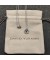 David Yurman المرأة الأولي سحر قلادة الفضة الاسترليني مع الماس D