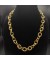David Yurman المرأة البيضاوي رابط سلسلة قلادة 18K الذهب الأصفر 16mm