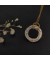 David Yurman المرأة الذهب كروس قلادة قلادة 18K الذهب الأصفر مع الماس 30mm