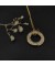 David Yurman المرأة الذهب كروس قلادة قلادة 18K الذهب الأصفر مع الماس 30mm