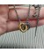 David Yurman المرأة صغيرتي كابل ربط قلادة قلادة من الفضة الاسترليني مع الذهب الأصفر عيار 14 قيراط 15mm