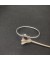 David Yurman المرأة صغيرتي سيدة سوار من الفضة الاسترليني مع الماس الأحمر 3mm