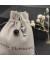 David Yurman المرأة صغيرتي سيدة قلادة قلادة من الفضة الاسترليني مع الجزع الأسود 8mm