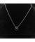 David Yurman المرأة صغيرتي سيدة قلادة قلادة من الفضة الاسترليني مع الجزع الأسود 8mm