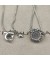 David Yurman المرأة صغيرتي سيدة قلادة قلادة من الفضة الاسترليني مع الجزع الأسود 8mm