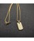 David Yurman المرأة صغير منحوت كابل الوسم تميمة 18K الذهب الأصفر 10mm