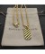 David Yurman المرأة صغير منحوت كابل الوسم تميمة 18K الذهب الأصفر 10mm