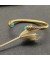 David Yurman المرأة النهضة Cablespira الكفة سوار الذهب الأصفر عيار 18 قيراط مع الأزرق عقيق اخضر 5mm