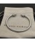 David Yurman المرأة النهضة Cablespira الكفة سوار من الفضة الاسترليني مع الماس 4mm