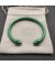 David Yurman المرأة في عصر النهضة الكلاسيكية كابل سوار الكفة الأخضر الألومنيوم 5mm