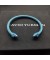 David Yurman المرأة في عصر النهضة الكلاسيكية كابل الكفة سوار أزرق فاتح الألومنيوم 5mm