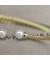 David Yurman المرأة سولاري Cablespira الكفة سوار الذهب الأصفر عيار 18 قيراط مع اللؤلؤ والماس 3mm