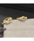 David Yurman الذهب الأصفر Buttonwire الأقراط