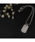 David Yurman الرجال شيفرون الوسم قلادة من الفضة الاسترليني مع الماس 35mm