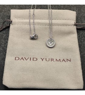 David Yurman الأولي سحر الفضة الاسترليني مع الماس الخامس