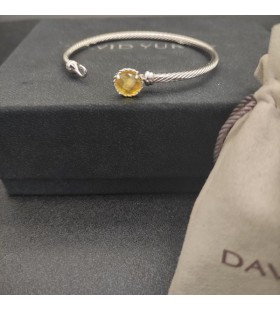 David Yurman المرأة صغيرتي سيدة سوار من الفضة الاسترليني مع السترين 3mm